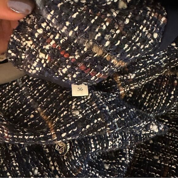 Sandro Paris Alizou double-breasted bouclé-tweed mini dress - Picture 10 of 11